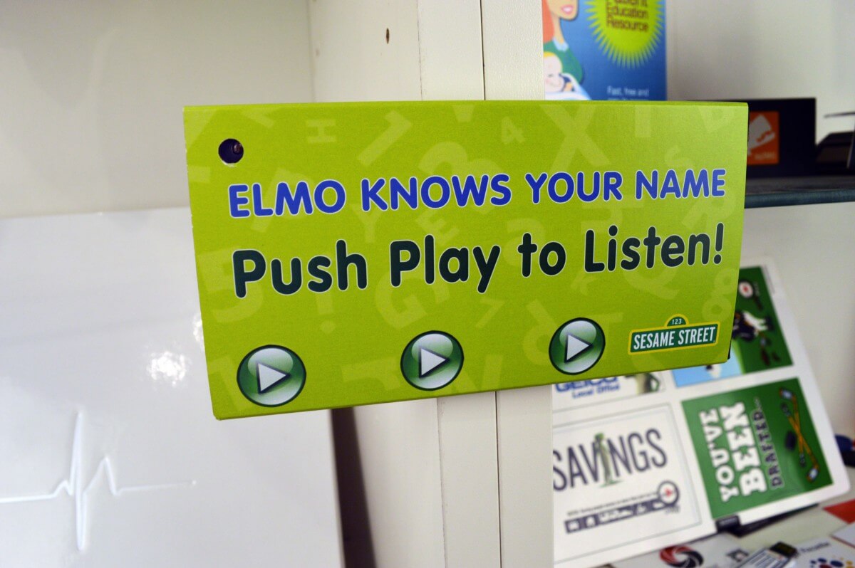 Custom Shelf Talkers with Audio soundSHELFTALKER bigDAWGS