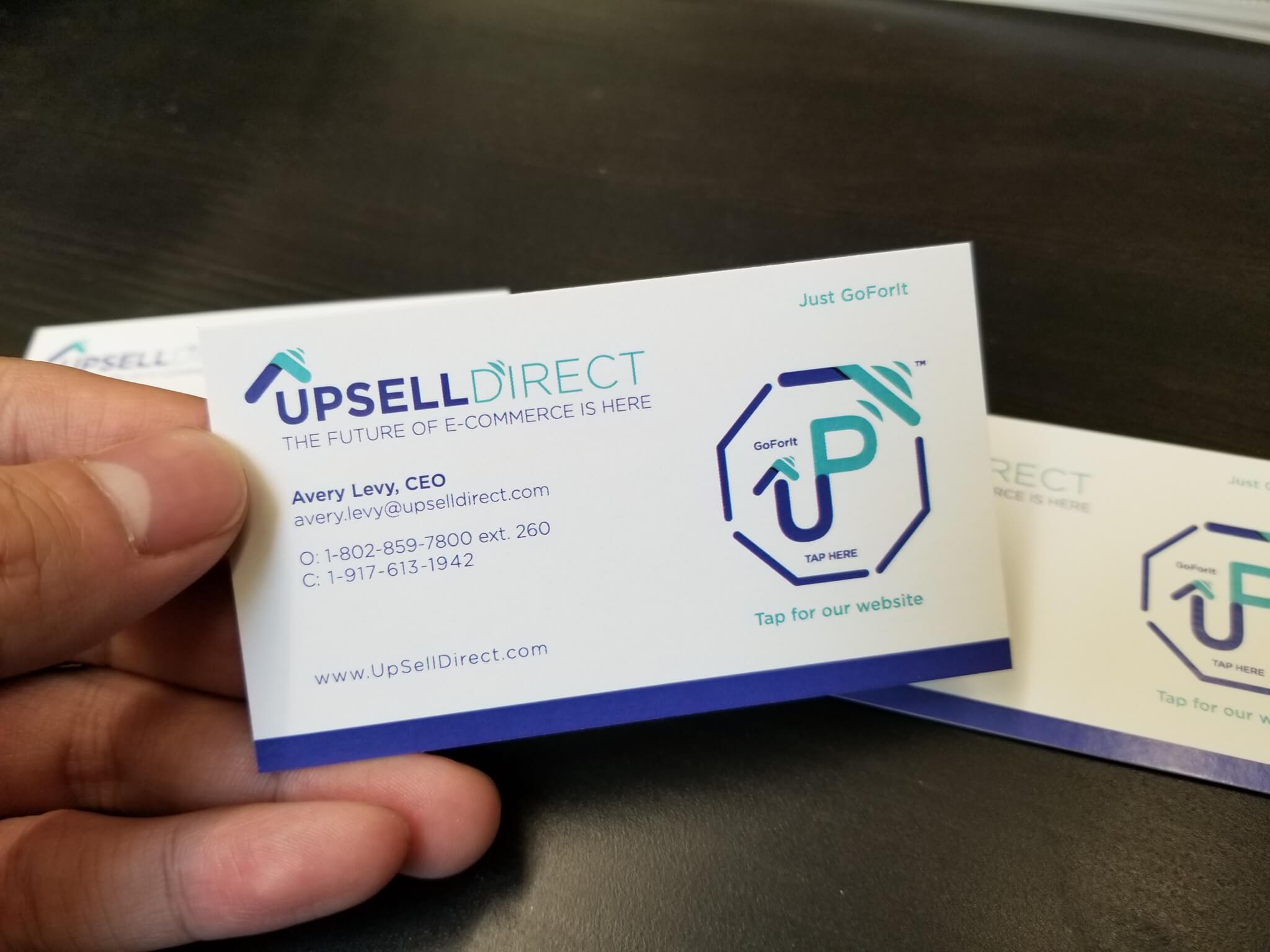 UpSell Direct Customized NFC Business Card bigDAWGS