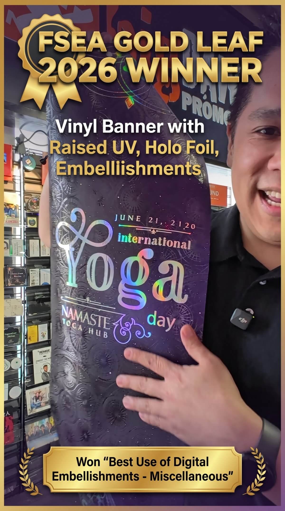 FSEA Award Entry - Vinyl Banner